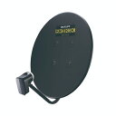 【右・左旋円偏波対応】BC451ASB DXアンテナ 45形BS・110度CSアンテナ ブラック 【4K・8K対応3224MHz】