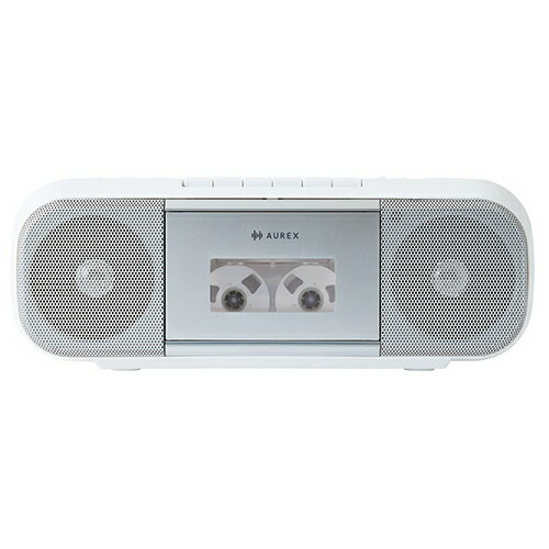 【TOSHIBA】TY-CDH9-S 東芝 AUREX CDラジオカセットレコーダー シルバー イントロ選曲搭載 リモコン付き 【高出力スピーカー搭載】