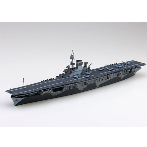【プラモデル】H-4905083069813 アオシマ 1／700 ウォーターライン No.715 米国海軍 航空母艦 ワスプ WASP シンプルで組み立て易い【海外艦船】