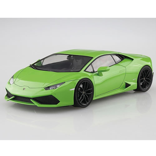 【車プラモデル】H-4905083202289 アオシマ 1／24 ザ・スーパーカー No.3　’14 ランボルギーニ ウラカン 【窓枠マスキングシール付属】