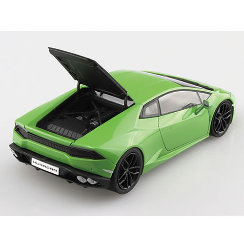 LifeStage Nana！楽天市場店の【車プラモデル】H-4905083202289 アオシマ 1／24 ザ・スーパーカー No.3　’14 ランボルギーニ ウラカン 【窓枠マスキングシール付属】｜アングル3