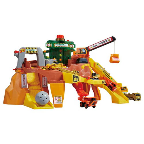 【ホビー・おもちゃ】H-4904810298564 タカラトミー トミカワールド 岩がゴロゴロ!ビッグ工事現場 【トミカ（ミニカー）、トミカタウンどうろ別売】