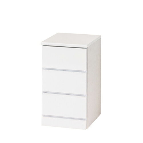 【完成品】KU4954877236962 クロシオ シャイン スリムチェスト3段 ※メーカー直送・代引き不可 【インテ..