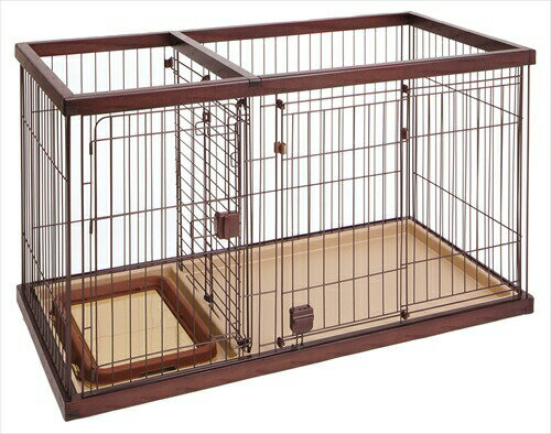 ペティオ【ペット用品】 トイレのしつけドッグルームサークル　R茶 P-4903588247576