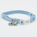 ペティオ【ペット用品】 CAT COLLAR ハートレザーカラー青 P-4903588553455
