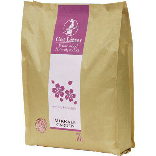 ペティオ ADD.MATE営業部【ペット用品】 サクラの香りの猫砂　7L P-4562483670034