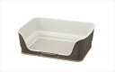 リッチェル【ペット用品】 お掃除簡単ステップ壁付トイレレギュラー茶 P-4945680560009
