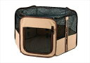 リッチェル【ペット用品】 たためるペットサークル 90−90茶 P-4973655882610