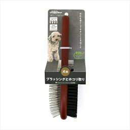 ドギーマン【ペット用品】 Natural Style forDog 木製ブラッシング＆整毛ブラシM P-4976555836790★【83679】