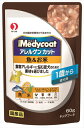 【ペット用品】P-4902418831176 ペットライン メディコート アレルゲンカット パウチ 魚&お米 1歳から 成犬用 60g 【ACP-2】
