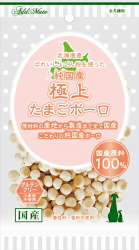 すべて国産原料100％。小麦粉不使用のグルテンフリー。北海道産ばれいしょでん粉を使用。すべて国産原料100％の純国産ボーロ。小麦粉不使用のグルテンフリー。原材料(成分):馬鈴薯でんぷん、砂糖、卵類、ブドウ糖、水飴、オリゴ糖、脱脂粉乳、難消化性デキストリン(水溶性食物繊維)、乳酸菌(KH-2株(熱処理済))、卵殻Ca、香料保証成分:たんぱく質0.5％以上、脂質0.5％以上、粗繊維0.5％以下、灰分1.5％以下、水分8.0％以下、ナトリウム0.1g以下エネルギー:383kcal/100g賞味／使用期限(未開封):12ヶ月賞味期限表記:2：yyyy/mm原産国または製造地:日本