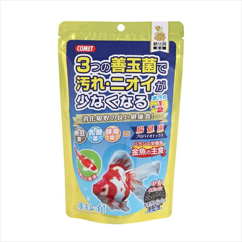 【ペット用品】P-4971453053980 イトスイ 金魚の主食 納豆菌 中粒 200g
