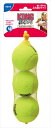 本物のテニスボールより歯に優しい素材。鳴り笛入りよく弾み、楽しく遊べるテニスボール型犬用玩具。鳴り笛入り。耐久性があり、普通のテニスボールと異なりワンちゃんの歯と歯茎にやさしい表面素材(ポリエステルフェルト)を使用。材質/素材:ゴム、ポリエステル、プラスチック(鳴き笛)原産国または製造地:中国商品使用時サイズ:ボール単体：64×64×64(mm)