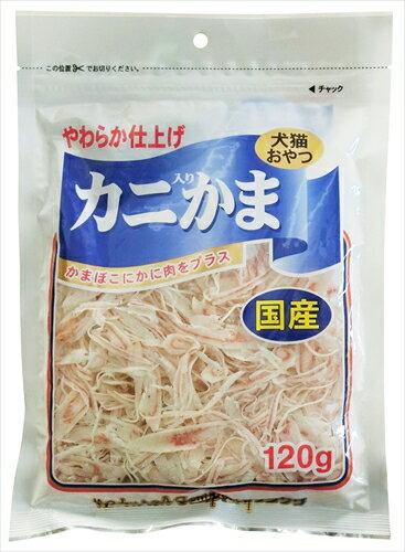 【ペット用品】P-4902524301518 藤沢商事 カニ入りかま 120g