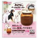【ペット用品】P-4906456582601 マルカン Autoペット用ストッカー 鮮度をキープ 3.7L 軽量カップ付き 【ペット餌やり用品】