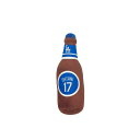 【ペット用品】P-0849790213647 ファンタジーワールド MLB公式 ドジャース 大谷翔平選手モデル ボトルトイ ビール瓶 おもちゃ 【ペット用玩具】