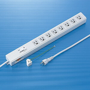 サンワサプライ【SanwaSupply】ノイズフィルタタップ 3P・8個口・2m TAP-3811NFSWN★【TAP3811NFSWN】