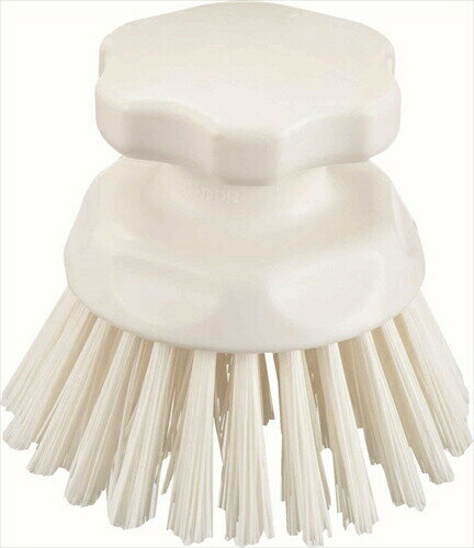 山崎産業【環境用品】HG ハンドブラシ丸型ホワイト　10本入 Y-4903180146512★【CL614-000X-MB-W】