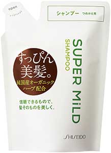 《A》【FT資生堂】 スーパーマイルド シャンプー詰替え用 400ml【D】(エフティ資生堂・ヘアケア・バスタイム・お風呂グッズ)
