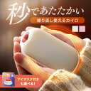 電気カイロ 冬 カイロ 充電式 カイロ リチャージブル モバイルバッテリー機能付き 充電式カイロ オーバル 安全 長持ち スイッチ ぽかぽか 軽量コンパクト U...