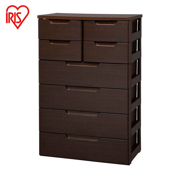 収納ケース 収納ボックス MUチェスト MU-7244 木目ブラウン アイリスオーヤマ