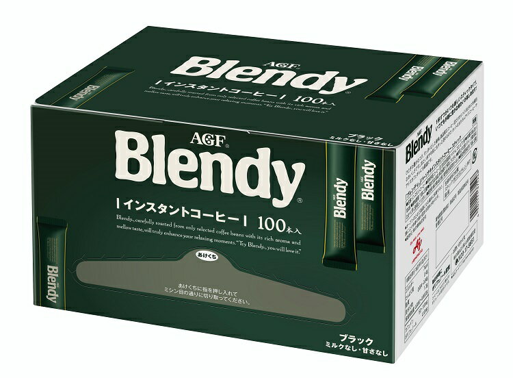AGF ブレンディパーソナルインスタントコーヒー スティック100本 スティックコーヒー アイスコーヒー ..