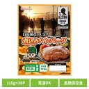 自衛隊員に人気!! 煮込みハンバーグ115g×20パック【常温】 902002599非常食 防災 防災食 常温 長期保存 備蓄 ローリングストック 仕送り 肉 ギフト 日本ハム 【TD】【B】 【代引不可】