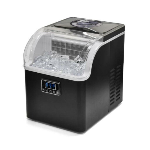 製氷機 クリスタル製氷機 ブラック VS-ICE014製氷機 家庭用 自動製氷機 製氷機 高速 クリスタルロック 透明氷 製氷 ボタン式 早い