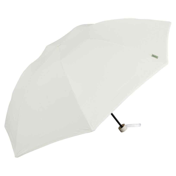 miuiの遮光マグフィット mini 801-14596-102Wpc. UVカット率100％ 遮光率100% 遮熱 晴雨兼用 日傘 収納袋付 車にくっつく 折りたたみ傘 はっ水加工 Wpc. オフホワイト モカ グレー 【B】｜アングル2