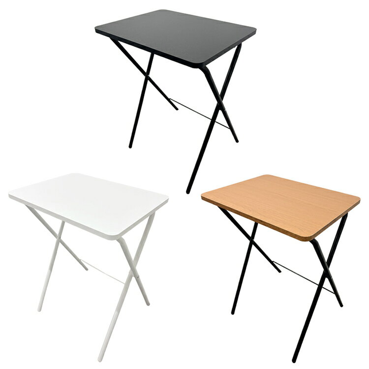 折りたたみテーブル PMOT5040サイドテーブル 折りたたみ ミニテーブル 幅50cm 奥行49.6cm 高さ69.9cm コンパクト 持ち運び テーブル デスク