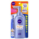 【店内ほぼ全品ポイント3倍！25日まで】ニベアサン スーパーウォータージェル SPF50 ポンプ 日焼け止め ニベア ウォータージェル UV ポンプタイプ SPF50 顔 からだ用 保水ケア 化粧水感覚 保湿 花王 【D】