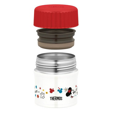 サーモス 真空断熱スープジャー 0.3L JBU-301B LPTHERMOS スープジャー 真空断熱 300ml かわいい ミッフィー ミニー サーモス ライトピンク ブラックレッド【D】
