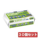 【店内ほぼ全品ポイント3倍！25日まで】【30個セット】 ペーパー キッチンペーパー ペーパータオル キッチンタオル スコッティ ペーパーふきんサッとサッと400枚入(200組)【D】 母の日 ギフト 雑貨