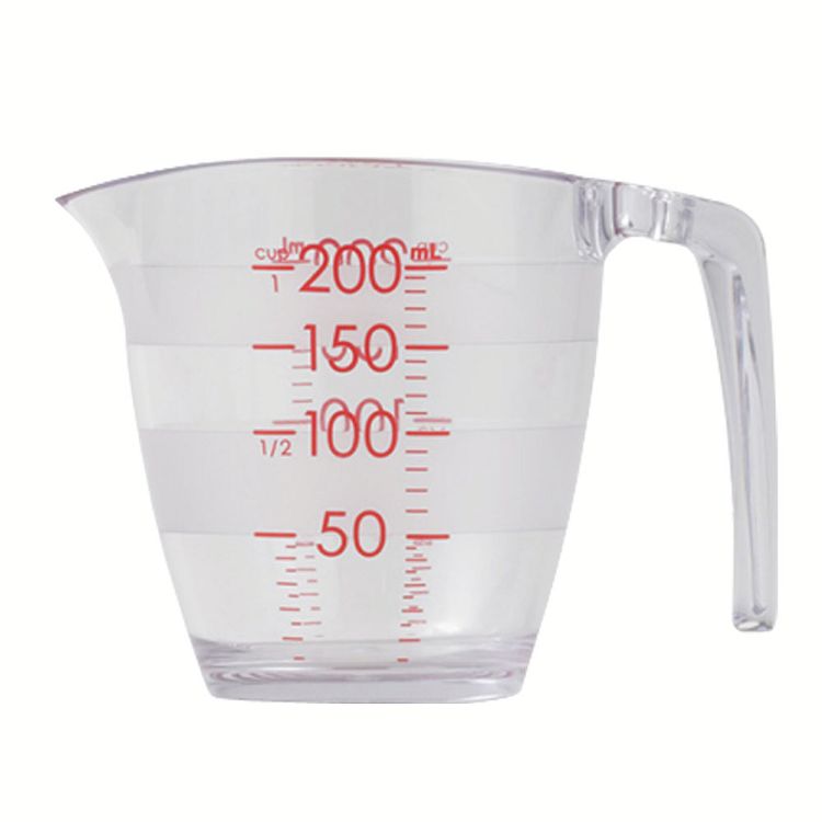 MARNA(マーナ)目盛りが見やすい計量カップ 200ml クリア K649CLマーナ 計量 カップ 計量カップ メモリ ..
