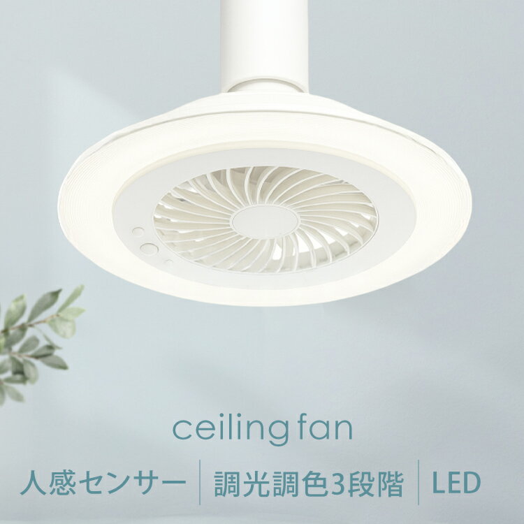 樂天商城 - LEDシーリングファンライトmini HLCF-S190シーリングファン 扇風機 シーリング ファン LED 天井 ファン付き