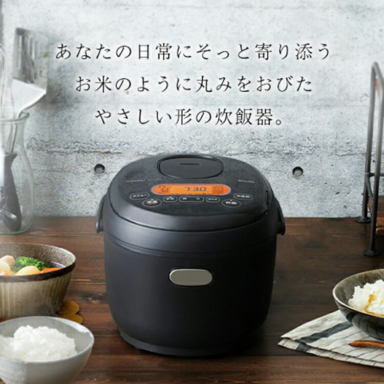 炊飯器 5合 アイリスオーヤマ 銘柄炊き ジャー炊飯器 ブラック炊飯ジャー ジャー炊飯器 米 おこめ ご飯 ごはん やわらかめ かため 炊き込み おかゆ 玄米 発酵 煮込み 無洗米 省エネ 生活家電 キッチン家電 調理家電