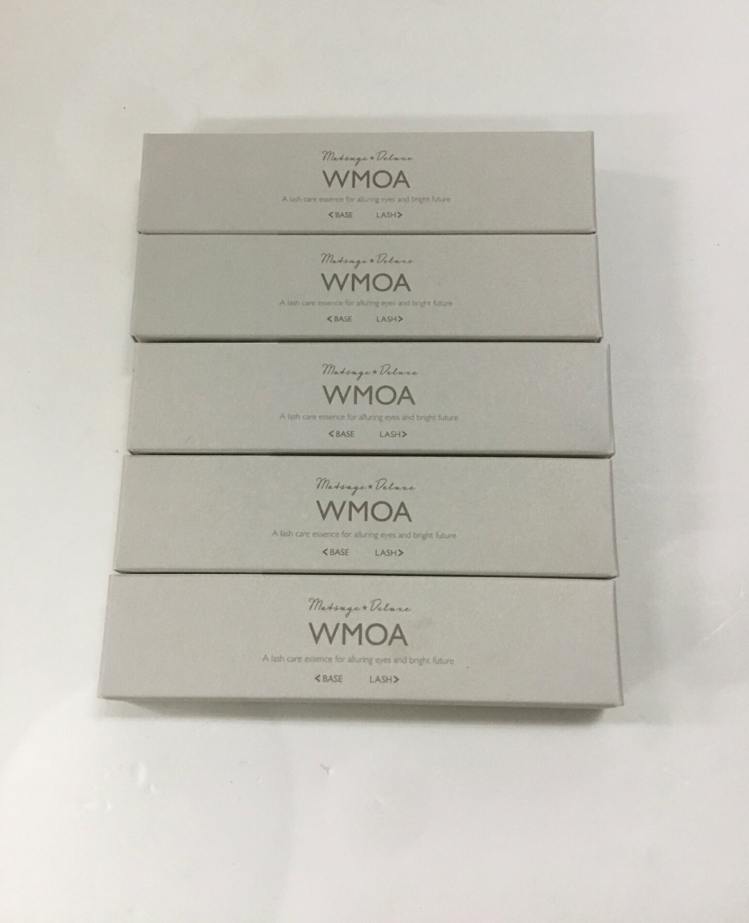 【中古】【未使用】C178 K WMOA　マツゲ★DX　ウモア　まつ毛美容液 BASE2ml　LASH3.3ml 5個セット