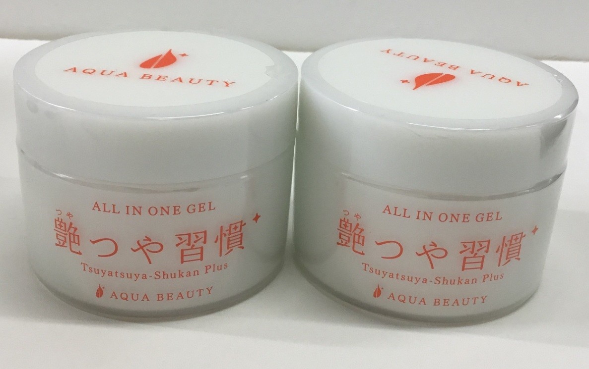 【中古】 【未使用】C334 艶つや習慣プラス 美容ゲル オールインワンタイプ 120g 2個セット