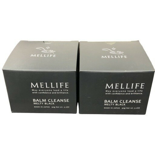【中古】【未使用】C014 メリフ バームクレンズメルティブラック クレンジング 90g 2個セット ※注意