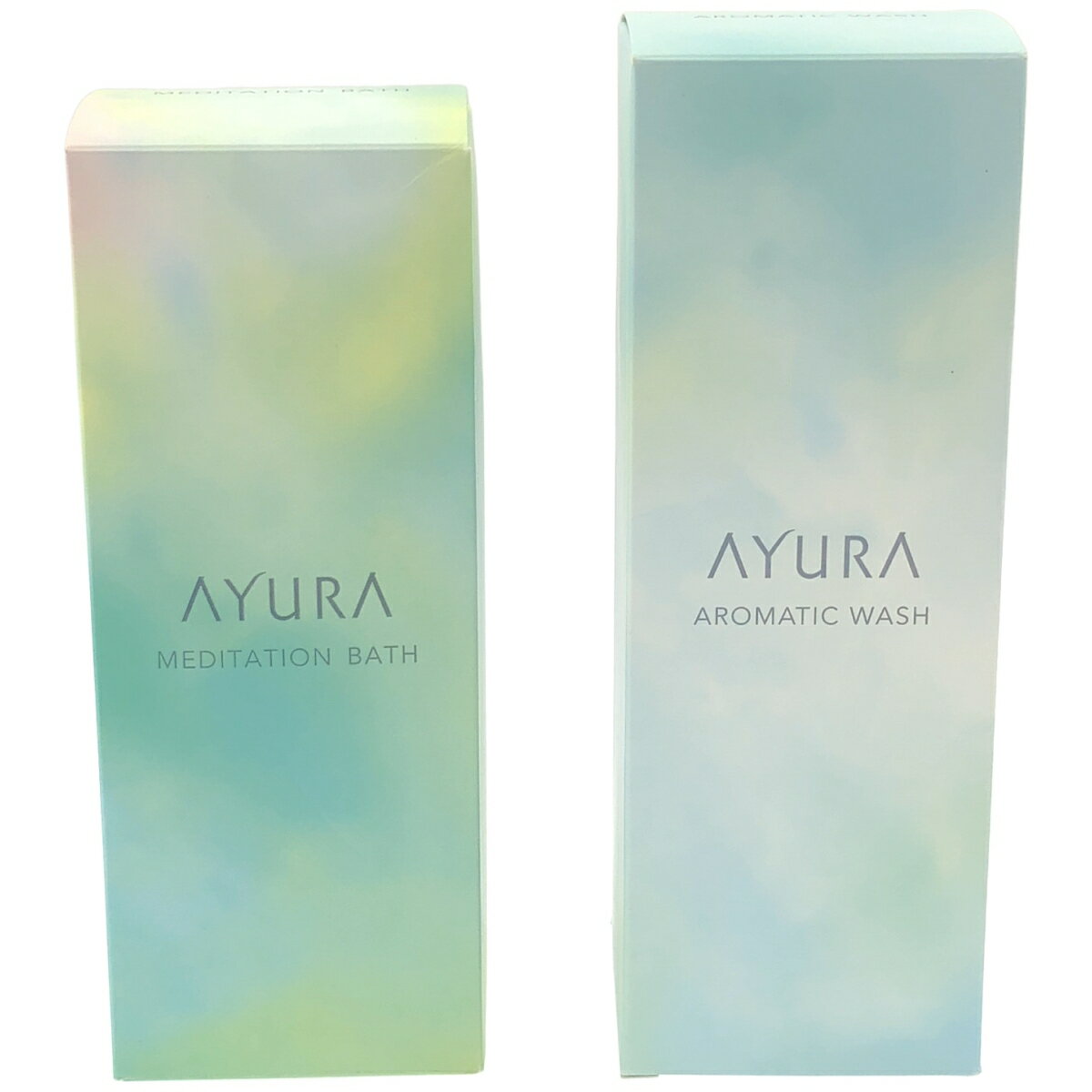 【中古】【未使用】Z000 アユーラ アロマティックウォッシュa 300ml & メディテーションバスt 300ml 2本セット
