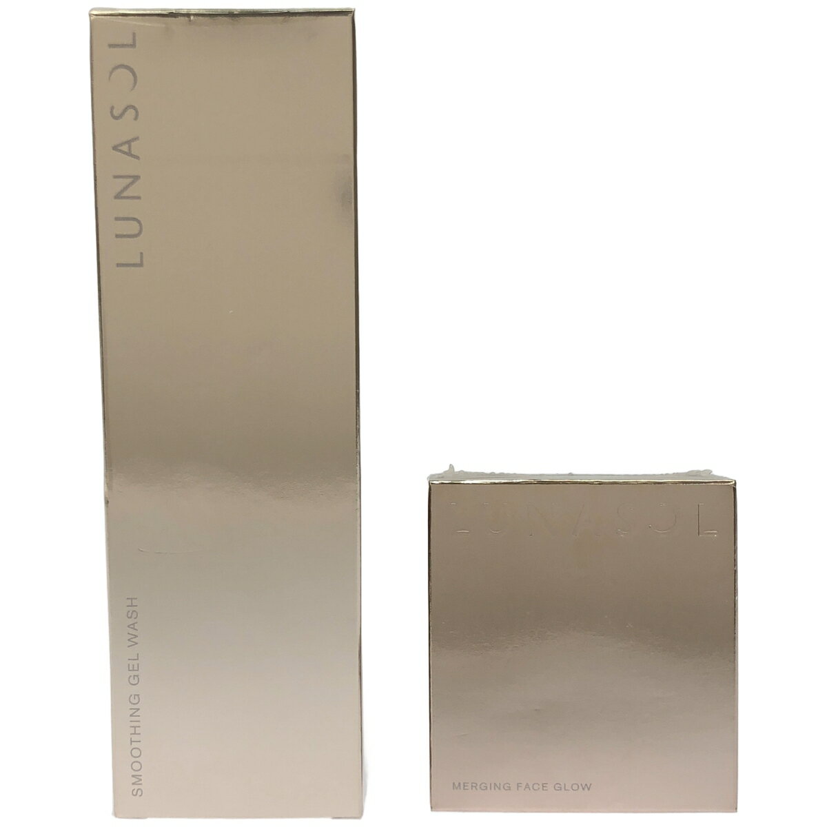 【中古】【未使用】Z000 ルナソル スムージングジェルウォッシュ 150g & マージングフェースグロウ EX01 スターリットカルテット 7g 2個セット