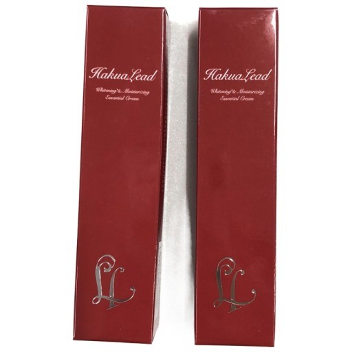 【中古】【未使用】CC72 K ハクアリード ホワイトニング&モイスチャライジングエッセンシャルクリーム シミ・そばかす予防 22g 2個セット