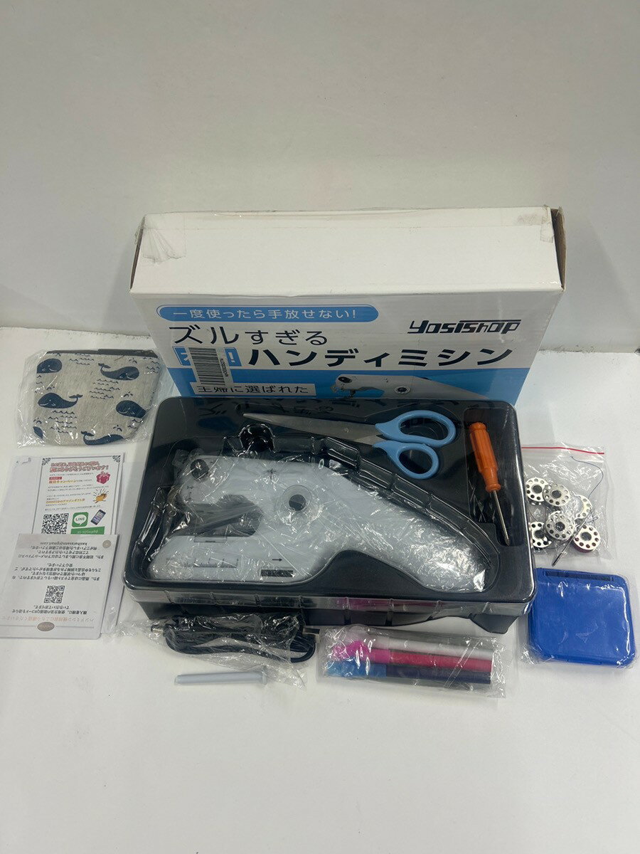 【中古】C947 D ズルすぎる 本格！ハンディミシン ハンディ電動 小型ハンディ コンパクト 簡単 片手で..