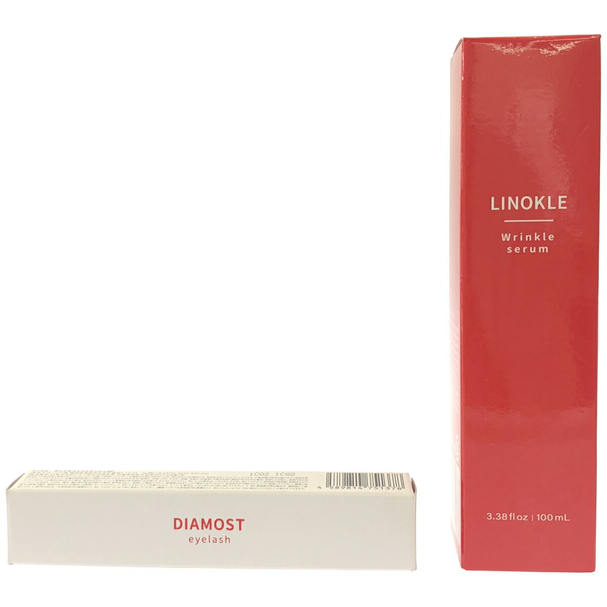 【中古】【未使用】Z000 リノクル リンクルセラム 100mL & ディアモストアイラッシュSP 2mL 2個セット