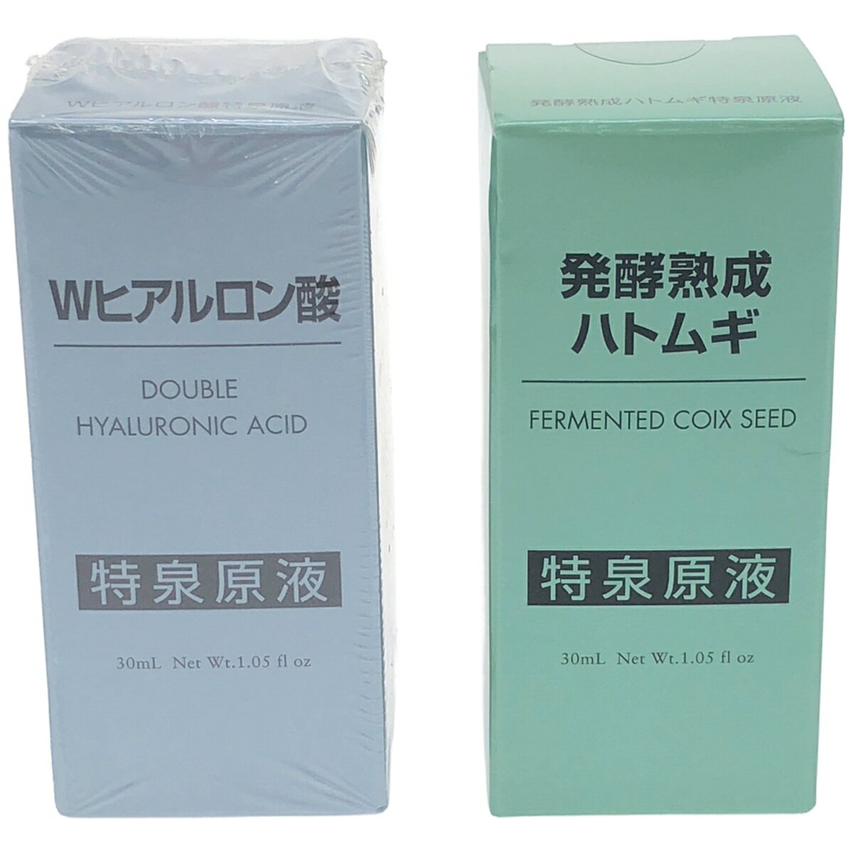 【中古】【未使用】Z000 発酵熟成 ハトムギ特泉原液 30mL & Wヒアルロン酸泉原液 30mL 2個セット
