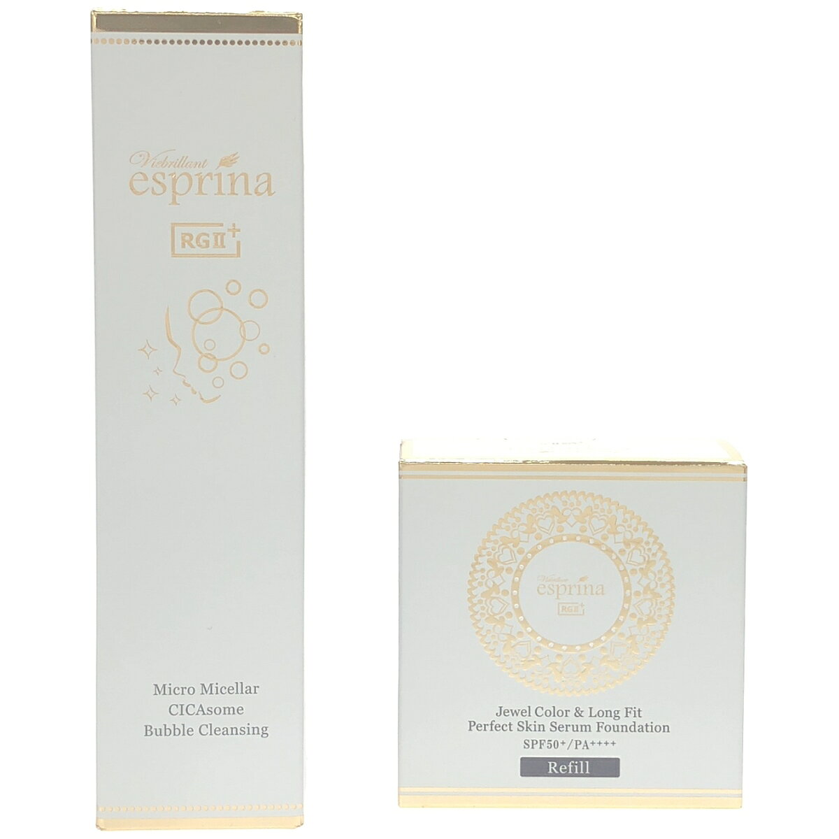 【中古】【未使用】Z000 ヴィブリアン エスプリ—ナ RG2+ マイクロミセラー 濃密炭酸泡クレンジング 200mL & 他1個 計2個セット