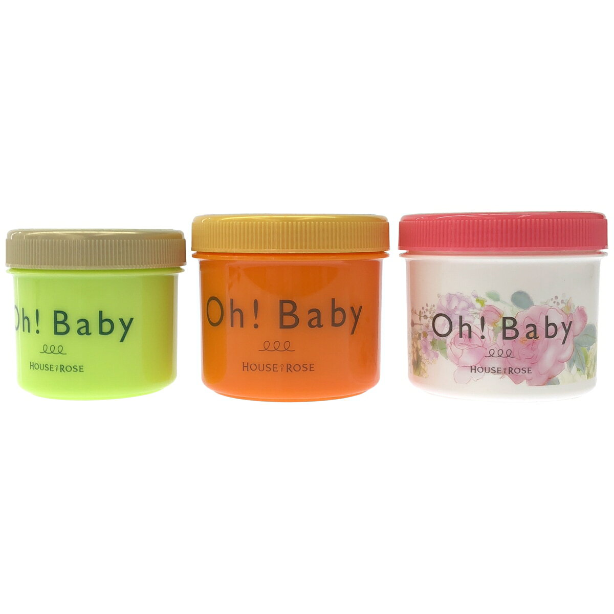 乐天商城 - 【中古】【未使用】Z000 Oh!Baby ボディ スヌーザー CH シャルドネの香り 200g & MM マーマレードジンジャーの香り 350g & RF ローズ&フラワーの香り 350g 3個セット