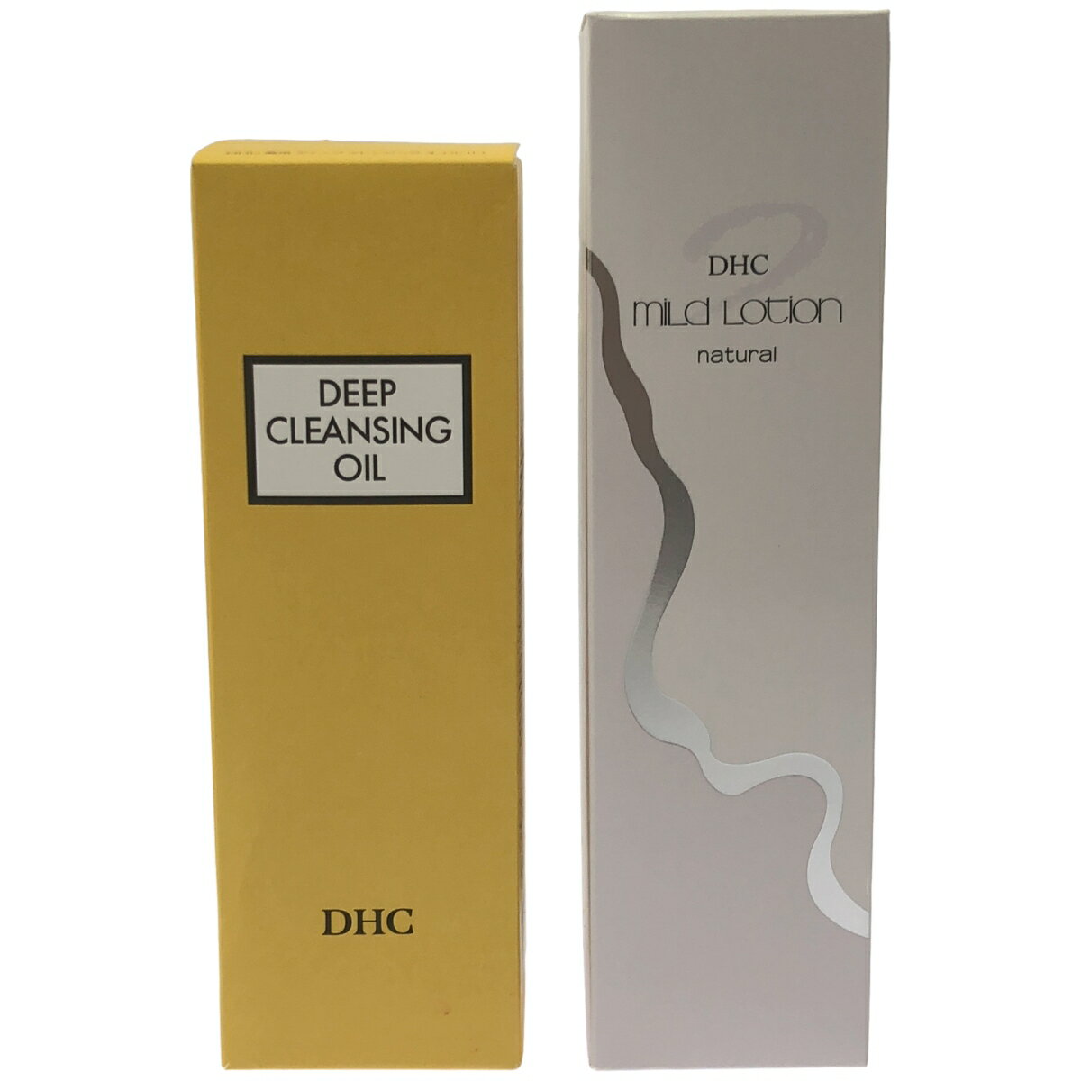 乐天商城 - 【中古】【未使用】Z000 DHC 薬用 ディープクレンジング オイル ( L ) 200mL & マイルド ローション ( L ) 180mL 2本セット　ラスト1点！