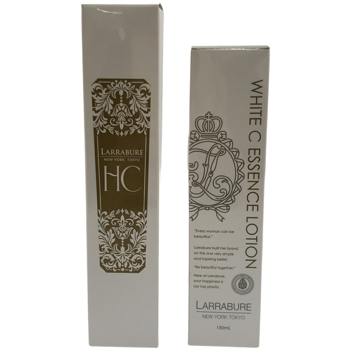 樂天商城 - 【中古】【未使用】Z000 ララビュウ HC モイスト クリア クレンジングミルク 150mL & ホワイトC エッセンスローション 150mL 2個セット　ラスト1点！