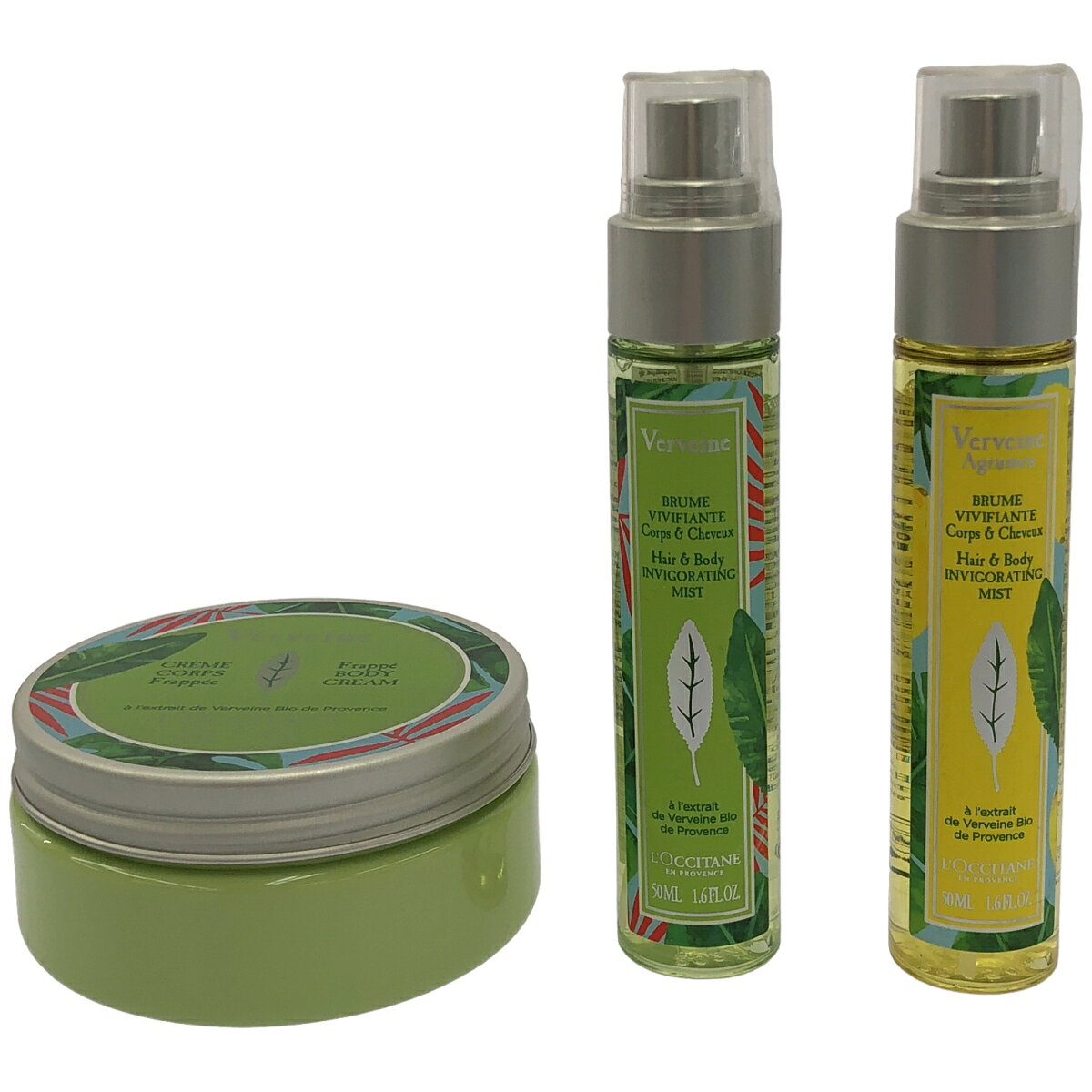 樂天商城 - 【中古】【未使用】Z000 ロクシタン VB フラッペボディクリーム 150ML & VB ボディ&ヘアミスト 50ML & CV ボディ&ヘアミスト 50ML 3個セット　ラスト1点！